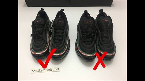 nike air max 97 x undefeated real vs fake|undefeated 97s.